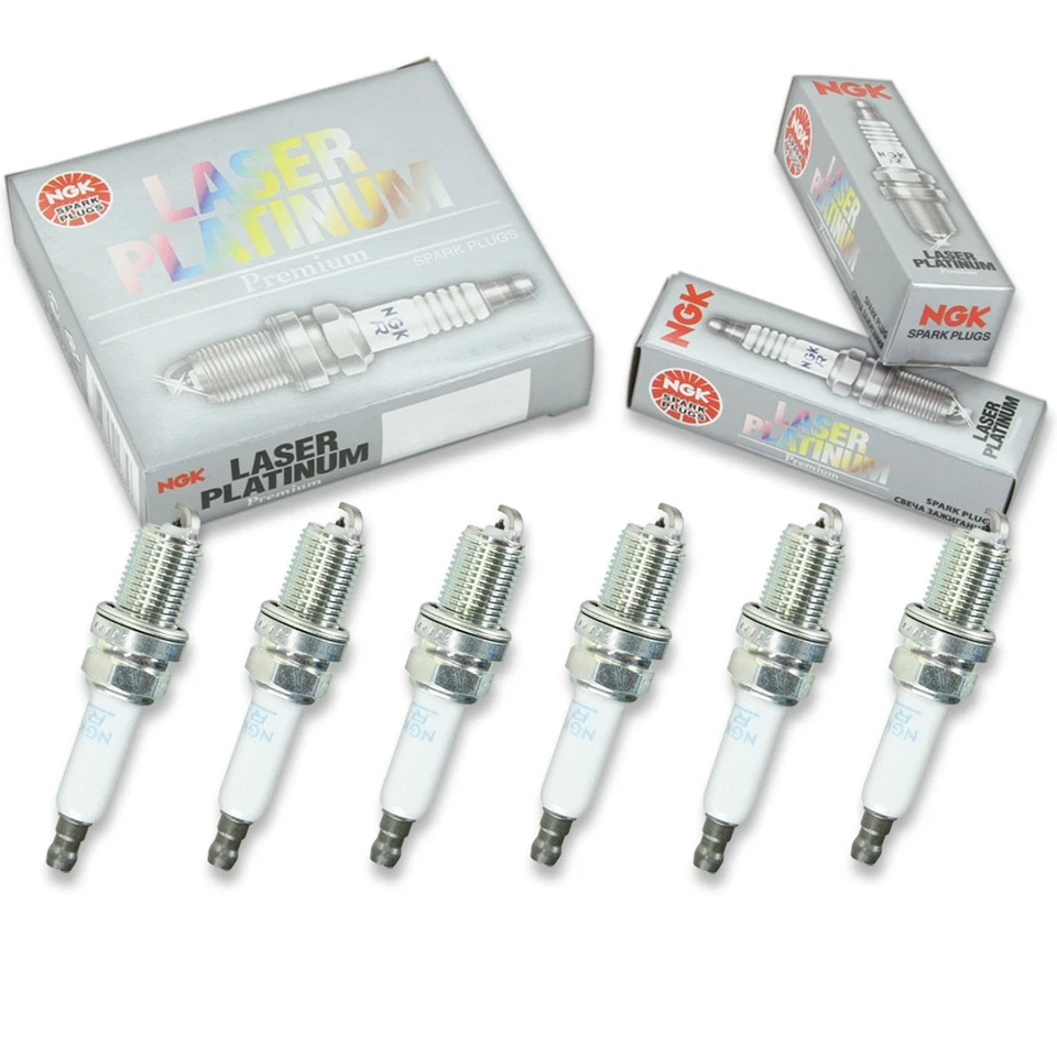 6 bujías láser platino NGK para Audi A6 2002-2004 3,0 L 3,0 L V6 - tl Foto 1 de 4