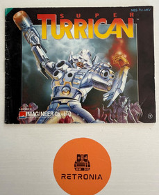 Super Turrican Nintendo Nes Spielanleitung UK Version