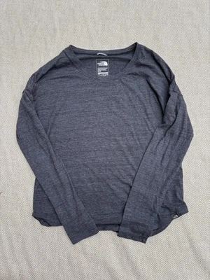 Женский классический крой The North Face маленький темно-синий с длинным рукавом дышащий  - Изображение 1 из 4