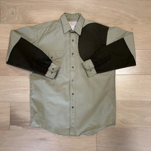 CC Filson Shooting Shirt Button Up Shirt Tin Cloth *Stains Men’s Medium - Picture 1 of 8