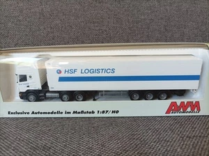 AWM H0 1:87 in confezione originale - 53198 Scania R Topline autoarticolato borsa frigo "HSF Logistics" - Foto 1 di 5