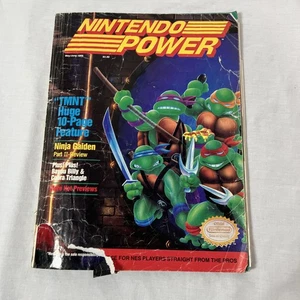 Nintendo Power Magazine #6 May June 1989 Issue Ninja Turtles Cover VG No Poster - Picture 1 of 5