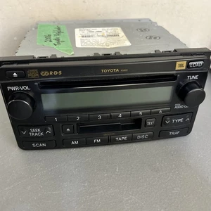 2004-2007 Toyota Highlander 6 CD Player AM FM Radio Receiver 86120-48430 - Picture 1 of 12