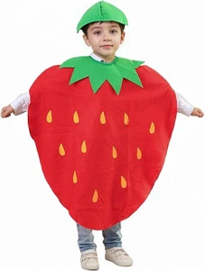 Disfraz de Fruta Verdura 3-10 Años Día Natural Juegos con disfraces Fiesta Disfraz Elegante - Imagen 1 de 26