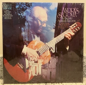Andrés Segovia – My Favorite Spanish Encores ; 1976 LP  SEALED MINT - Picture 1 of 4
