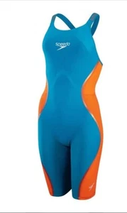 Speedo Fastskin Lzr Blue And Orange Womens Size 26 - Picture 1 of 9