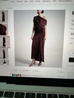 Maxi Vestido Nuevo con Etiquetas ALC Penny Foto 1 de 4