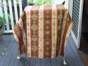 Turkish Sofa or chair Throw 135 x 135 chenille cotton polyester. Made in Turkey. - Picture 1 of 2