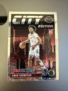 2023-24 Panini Premium Stock Amen Thompson Fast Break Rookie City Edition - Bild 1 von 2