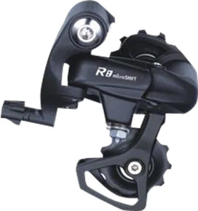 microSHIFT R8 Rear Derailleur - 8,9 Speed, Short Cage, Black - Picture 1 of 1