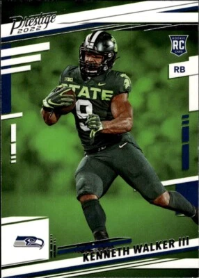 2022 Panini Prestige #314 Kenneth Walker III Seattle Seahawks Rookie - Image 1 of 2