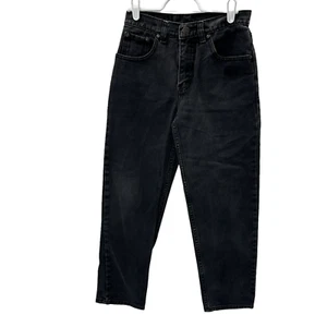 Vintage Jordache Girls Size 14 Denim Jeans Black Cotton 25x25 - Picture 1 of 14
