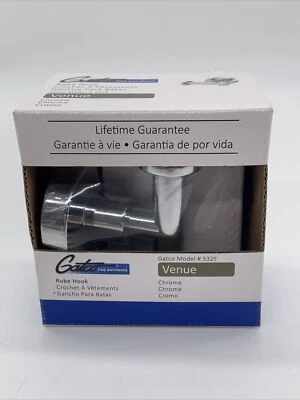 Gancho para bata doble Gatco Venue en cromo local modelo 5325 nuevo Foto 1 de 3