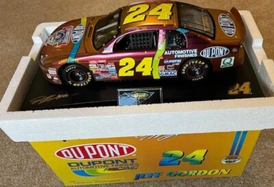 RARE '98 Revell 1:18 NASCAR #24 Jeff Gordon DuPont Chromalusion Die-Cast, 1/1024 - Image 1 of 4