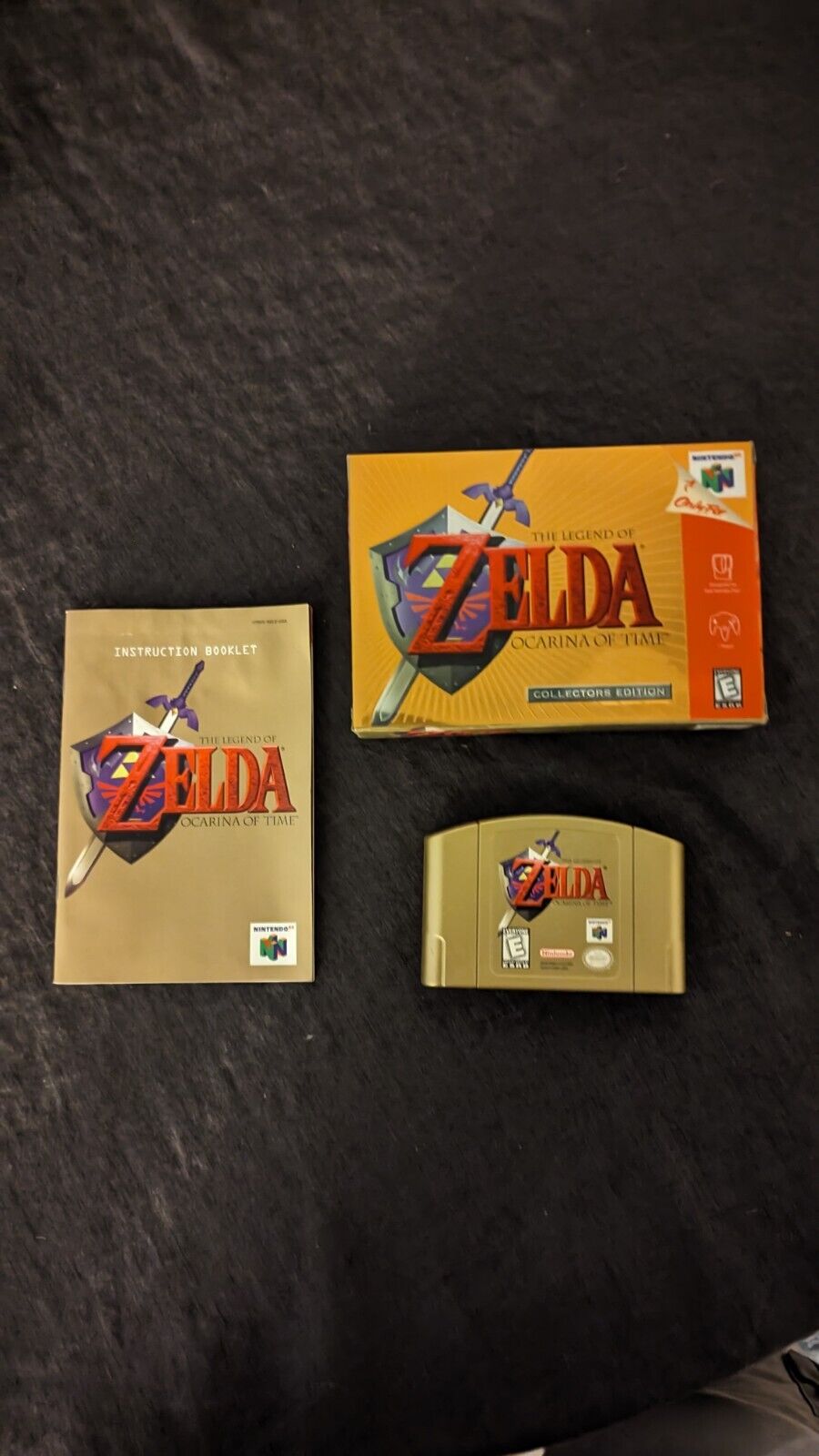 Legend of Zelda: Ocarina of Time - Collector's Edition, N64, CIB Gold  Cartridge