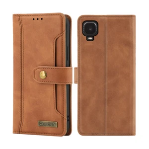Alcatel Tcl A3 Notebook Style Card Case,Leather Magnetic Flip Case For Tcl A30 - Picture 1 of 22