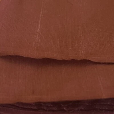 SILK, MAROON FABRIC 5 Yards x 22 Inches Wide or 180 Inches x 22 Wide - Image 1 of 4