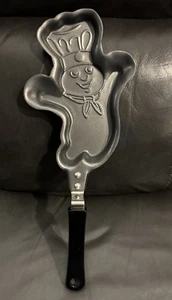 The Pillsbury Doughboy Pancake Padella Padella Stampo Cucina Antiaderente con Manico NUOVO - Foto 1 di 3