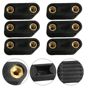 Footstrap tabla de surf insertos 3,8 X 1,3 X 2,5 cm 6 piezas/juego negro ligero - Imagen 1 de 10