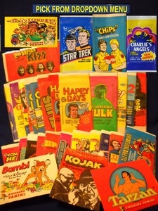 1970's Vintage Wax Wrappers Donruss, Fleer, Topps, & others, U-Pick-1