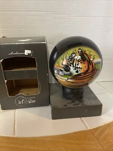 Arte en ambiente de vidrio esfera pintada a mano - Imagen 1 de 3