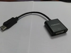 FEMORO  Display Port to DVI Adapter Converter - NEW 5 Piece/ a Lot - Picture 1 of 5