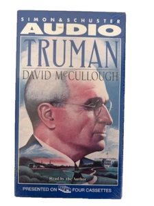 TRUMAN by David McCullough (1992) 4 Cassette Harry S. Truman 6 hrs - NEW, SEALED - Imagen 1 de 2