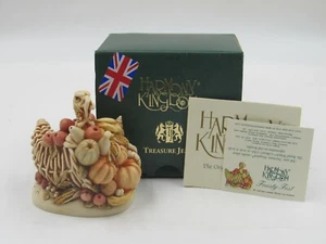 Harmony Kingdom "Feasty Fest" Figurine Trinket Box in Original Box - Foto 1 di 7