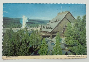 Vintage Old Faithful Inn Yellowstone National Park posted 1977 - Foto 1 di 5