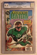GREEN LANTERN #1, CGC 9.4, NM, Batman, White Pages, 1990, more in store