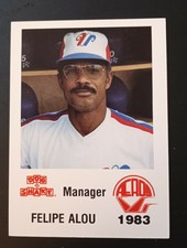 1983 Dog N Shake Wichita Aeros Felipe Alou RD #2 Manager