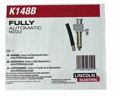 Caja abierta nueva. Boquilla Lincoln Electric K148B totalmente automática. Ver fotos Foto 1 de 4