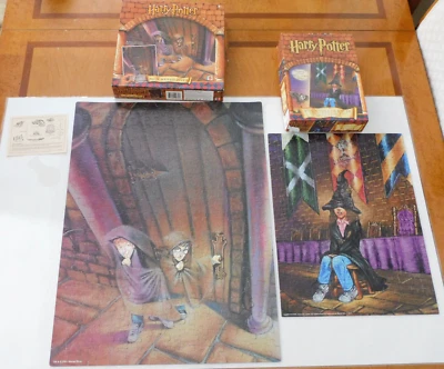 Rompecabezas Harry Potter 2001 Mattel/Bepuzzled Mystery & Hermione sombrero clasificador Foto 1 de 4