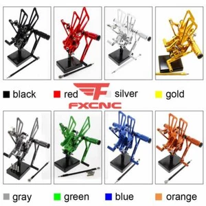 Juego de clavijas traseras de reposapiés CNC para Suzuki GSXR1000 K7 K8 2007-2008 - Imagen 1 de 8