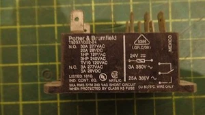 TE CONNECTIVITY POTTER & BRUMFIELD T92S11D224-24 POWER RELAY, DPDT, 24VDC, 30A - Picture 1 of 1