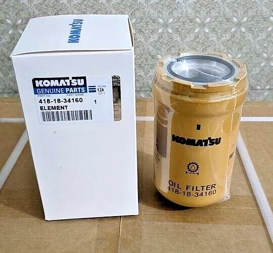 Filtro de aceite hidráulico Komatsu 418-18-34160 4181834160 Foto 1 de 1