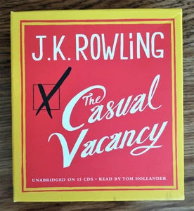 THE CASUAL VACANCY by JK ROWLING Unabridged 15 CD Audio Book Read: Tom Hollander - Picture 1 of 10