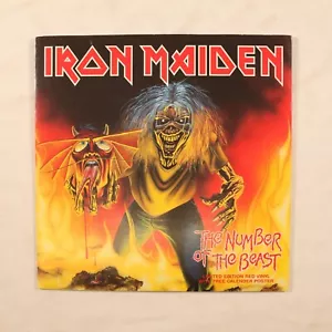 IRON MAIDEN - THE NUMBER OF THE BEAST 2005 UK RELEASE VINYL 7 SINGLE - VG+/VG+ - Picture 1 of 4