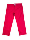 Dickies Girl Juniors Red CAPRI Pants Size 3 NEW