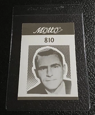 Rod Serling Rookie #810 1987 Motto Trivia Game Trading Card The Twilight Zone - Image 1 of 3
