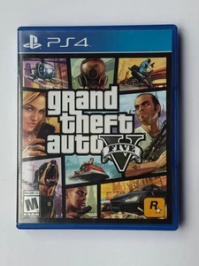 Grand Theft Auto V (Sony PlayStation 4, 2014) Complete Free shipping - Picture 1 of 4