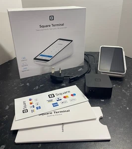 Quadratisches Terminal Kartenleser zur Akzeptanz kontaktloser Chip-PIN-Debit-Kreditkarte - Bild 1 von 7