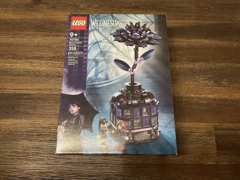 LEGO 76784 СРЕДА ЧЕРНЫЙ ГЕОРГИН ЦВЕТОК 358 ШТ. В ЗАВОДСКОЙ УПАКОВКЕ NIB - Изображение 1 из 2