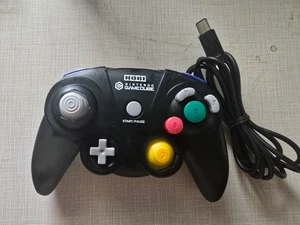 HORI Pad Cube Nintendo Gamecube Controller Clear Black GC Japan TESTED US SELLER - Picture 1 of 9