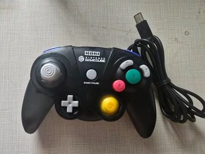 HORI Pad Cube Nintendo Gamecube Controller Clear Black GC Japan TESTED US SELLER - Image 1 of 4