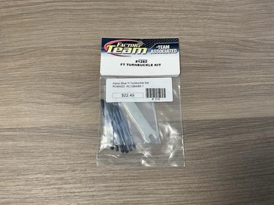 Team Associated Factory Team 1282 B4 B4.1 Turnbuckle Kit Titanium - Image 1 of 2