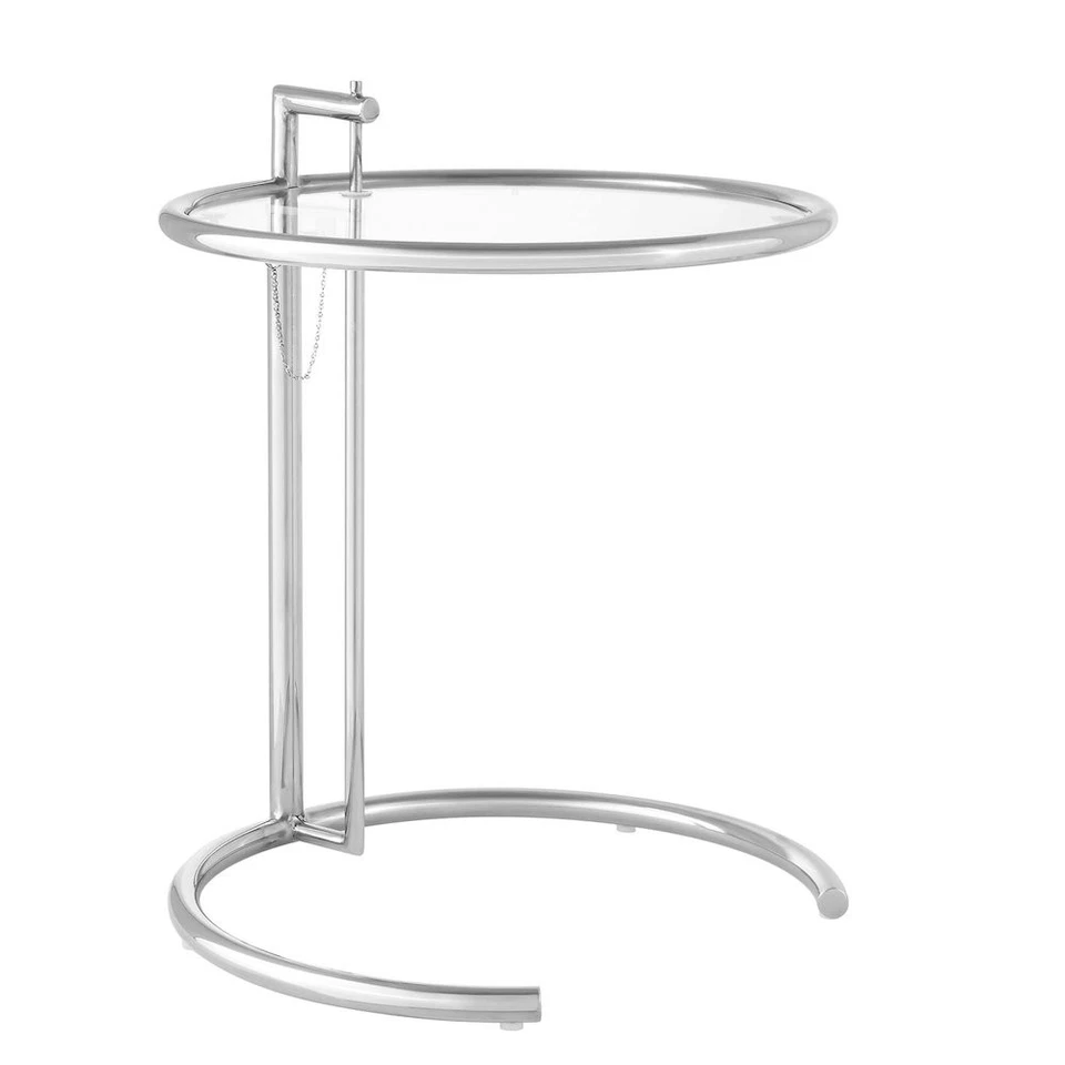 Modway Eileen Gray Side Table Silver
