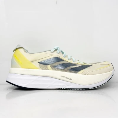 Adidas Womens Adizero Boston 11 GX6655 Beige Running Shoes Sneakers Size 9 - Image 1 of 4