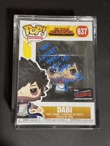 NEU signiert Funko Pop Dabi 637 - My Hero Academia - offizielle 2019 NYCC Con - JSA - Bild 1 von 8