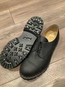 ZAPATOS GRIPFAST PUNTERA DE ACERO COMANDO SUELA TACHONADA NUEVOS UK 10 US 11 o 11.5  - Imagen 1 de 10